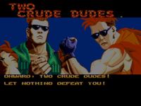 Two Crude Dudes sur Sega Megadrive